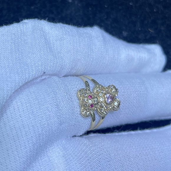 14kt gold teddy bear ring!! Size 7 - Picture 5 of 6